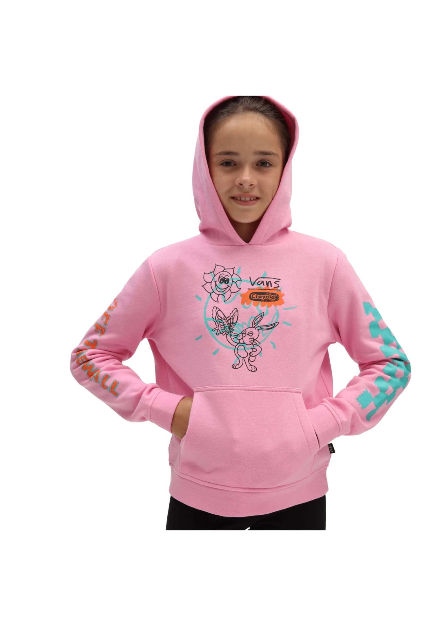 Vans X Crayola Girls Hoodie - Hoodie - (Crayola) Begonia Pink