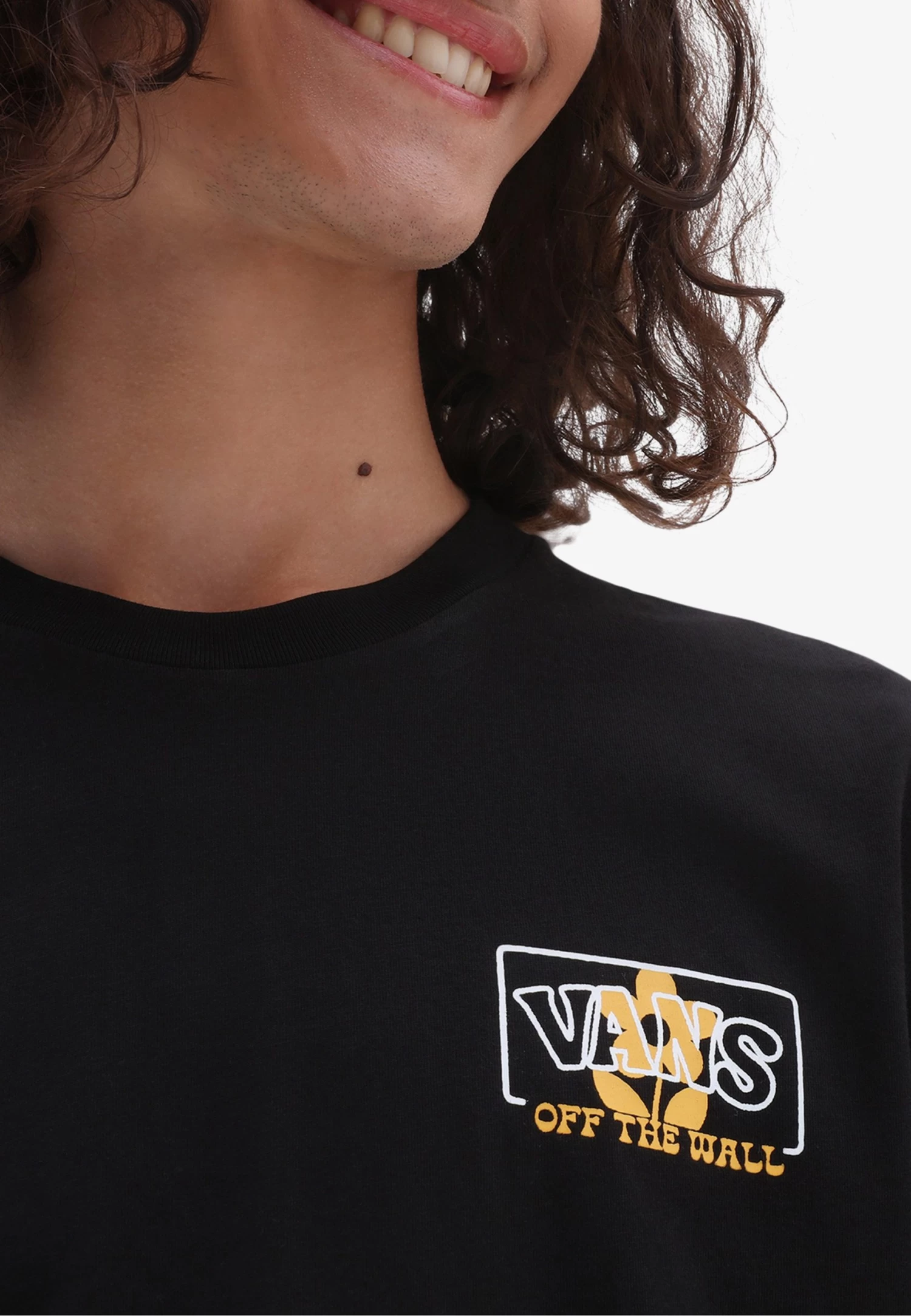 Vans Boxed Logo Foral Ss Tee - T-Shirt Print - Black - Image 3