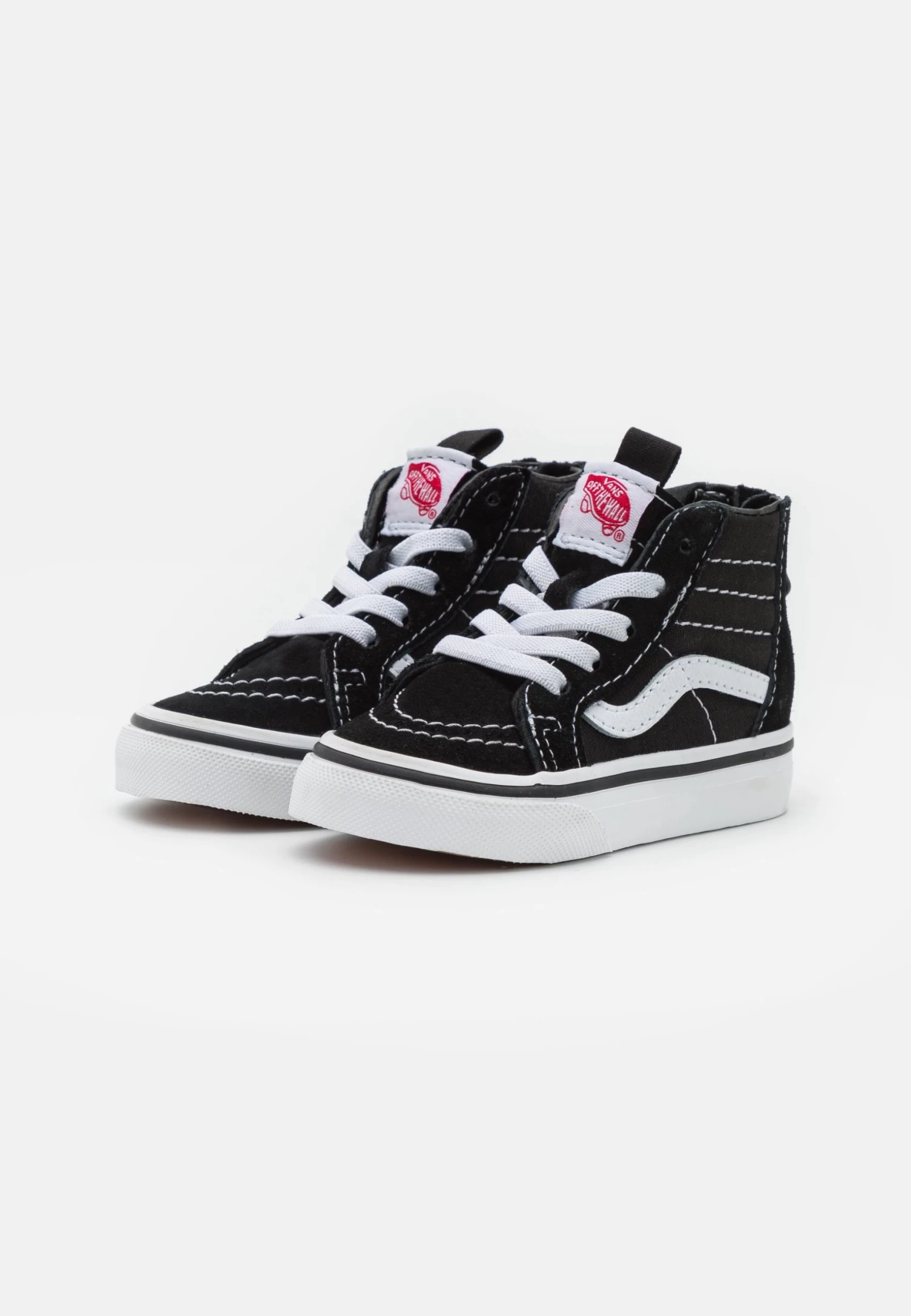 Vans Sk8 Hi Zip Unisex - Sneakers Hoog - Black/White - Image 2