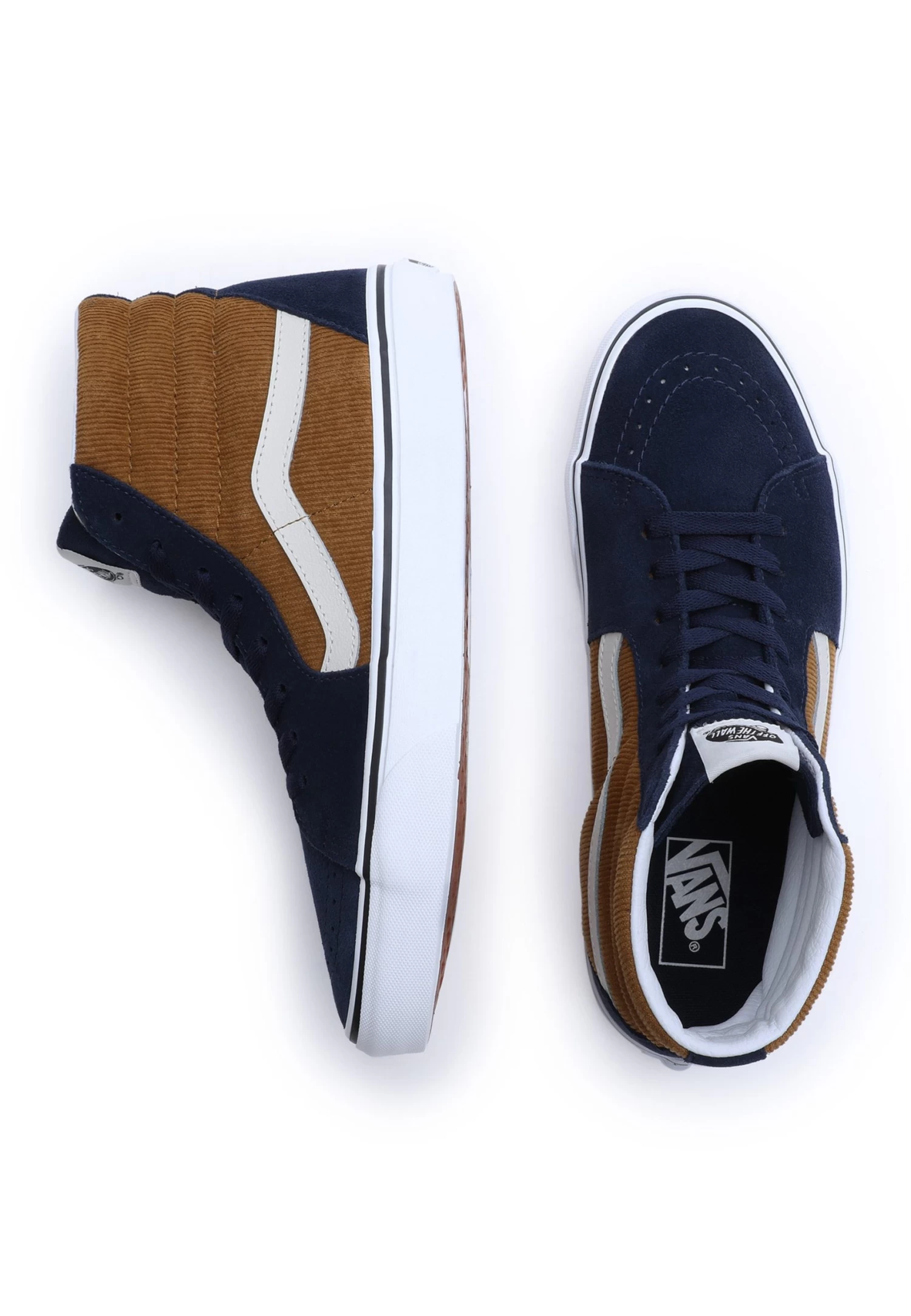 Vans Sk-Hi - Sneakers Hoog - Blue Brown - Image 3