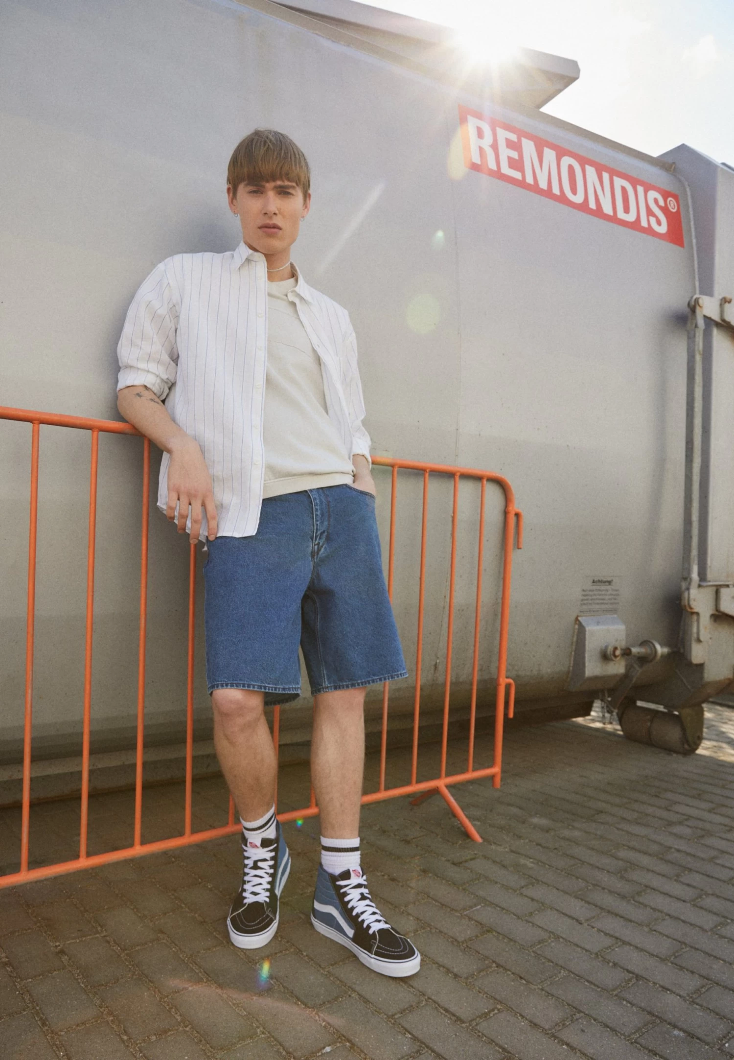 Vans Sk-Hi - Sneakers Hoog - Navy - Image 3