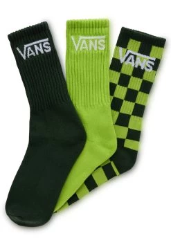Vans Classic Crew 3 Pack - Sokken - Mountain View Lime Grn