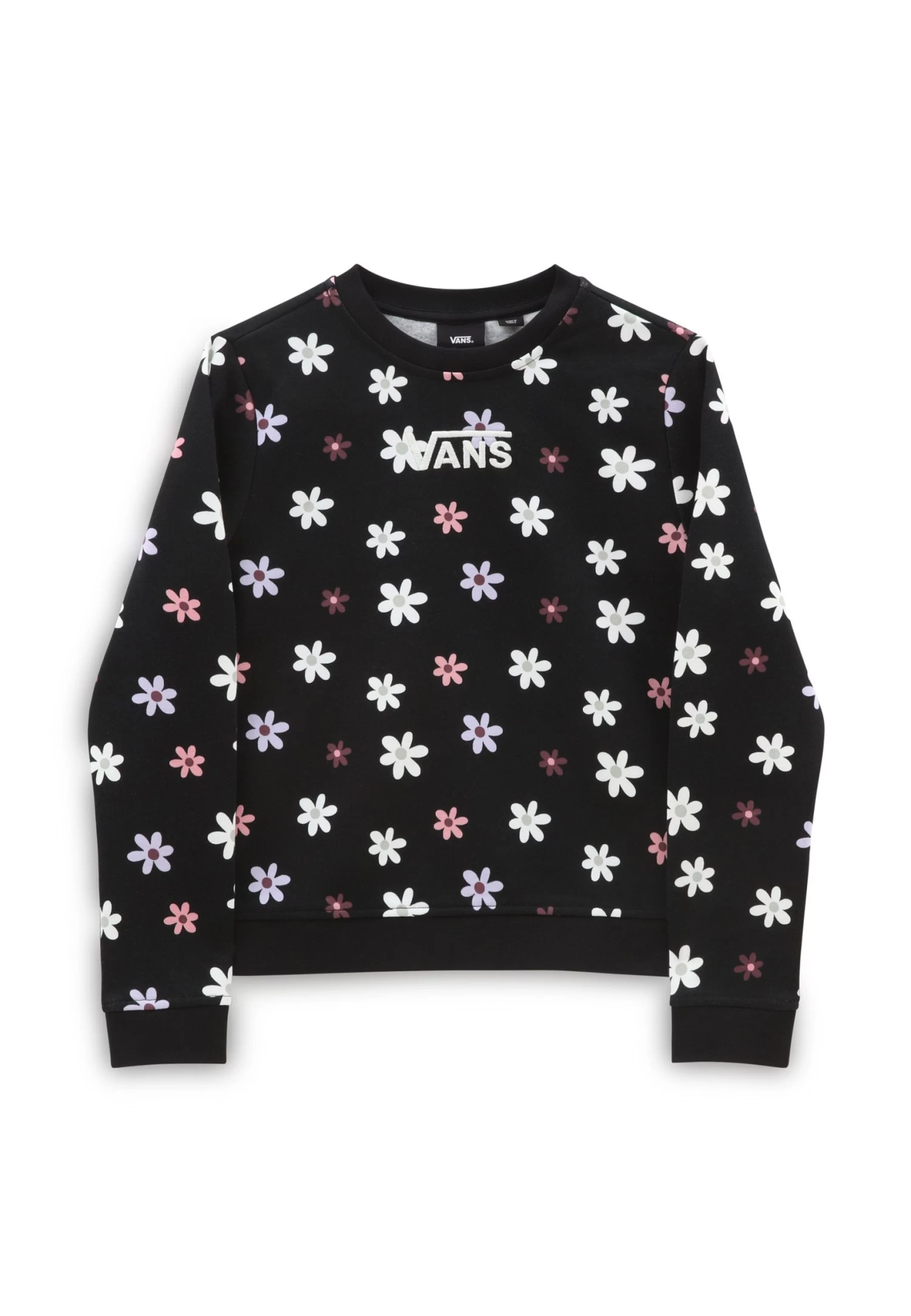 Vans Winter Floral Crew - Sweater - Black