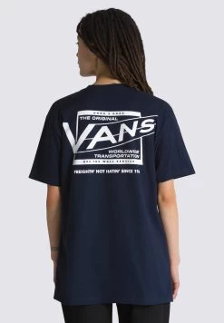 Vans Truckin Company Ss- T-Shirt Print - Navy