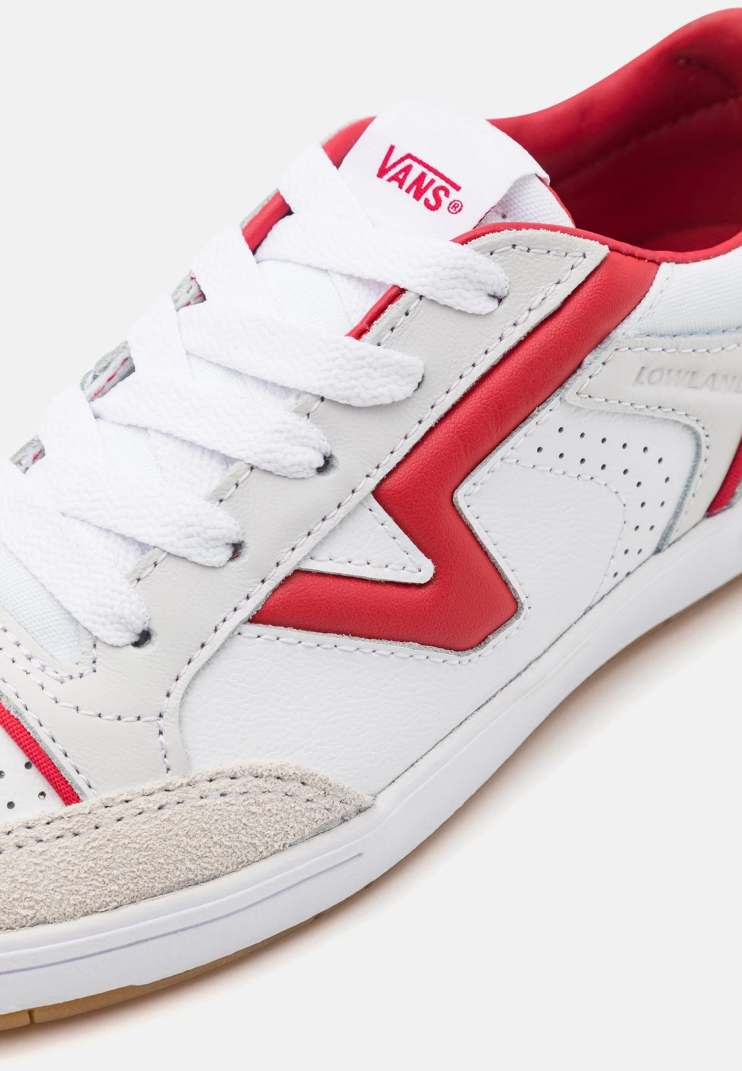 Vans Lowland Unisex - Sneakers Laag - Court Red/White - Image 6