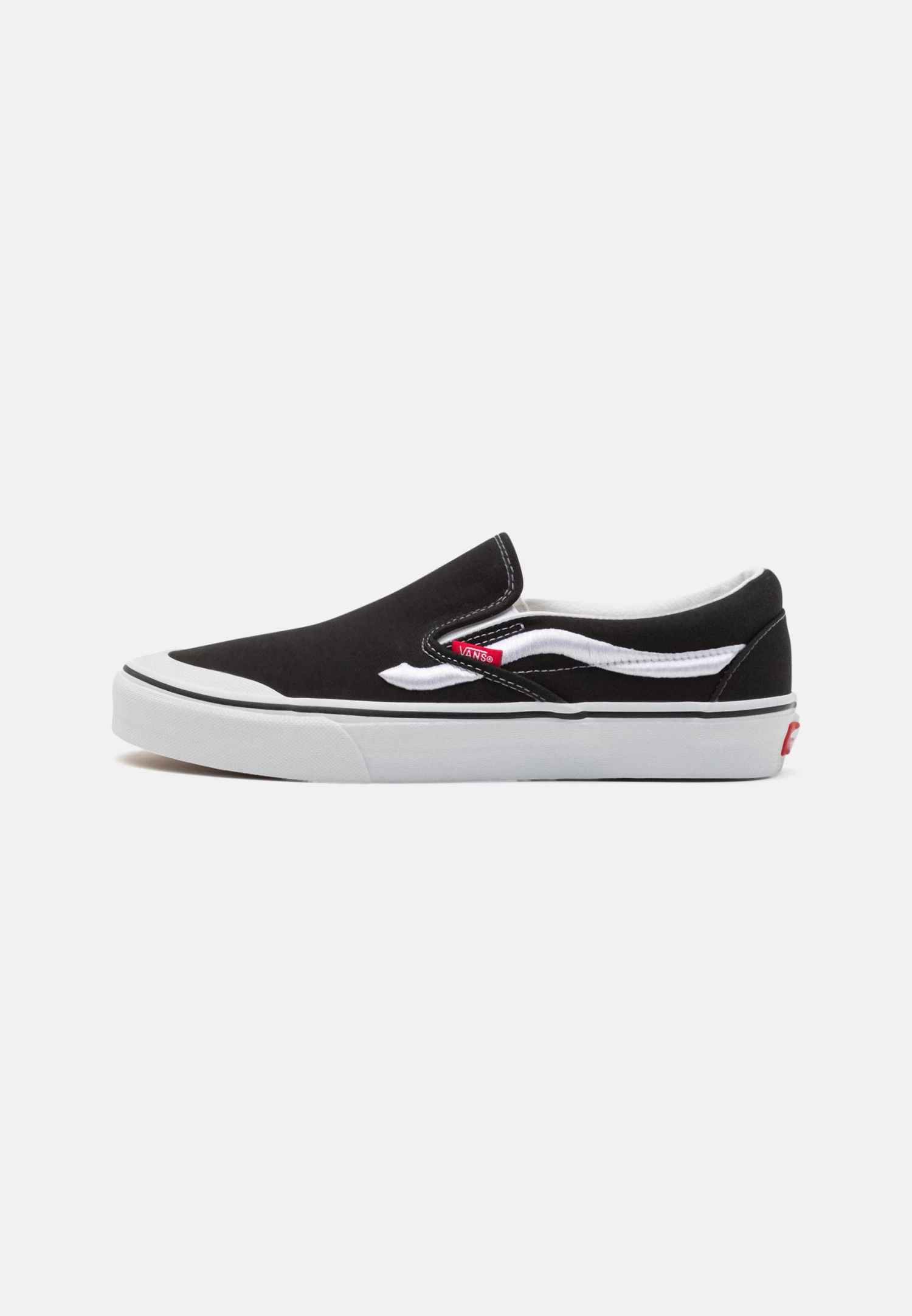 Vans Classic Slip-On Unisex - Sneakers Laag - Black/True White