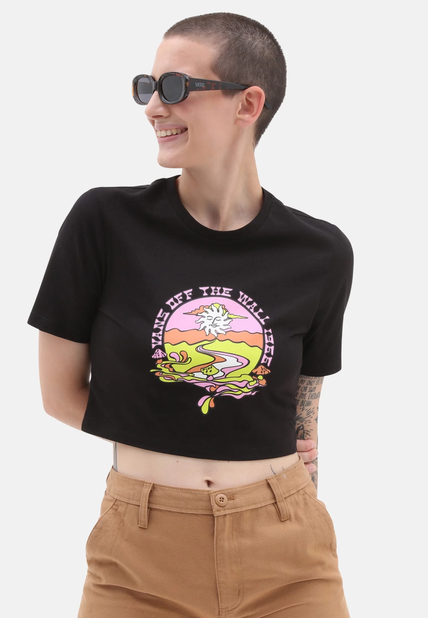 Vans Resort Mix - T-Shirt Print - Black