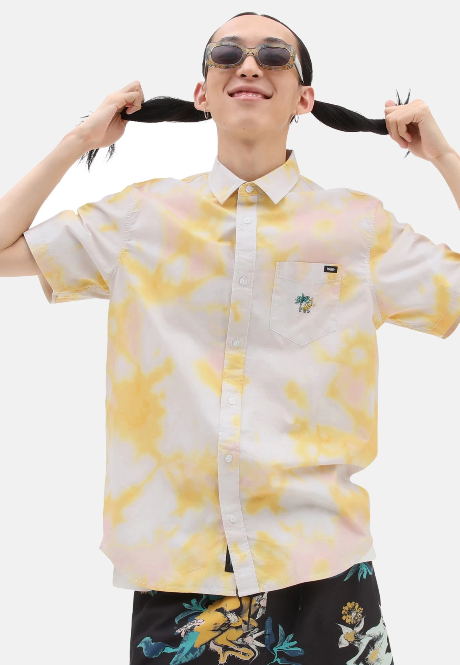 Vans Carlson Tie Dye - Overhemd - Medium Beige