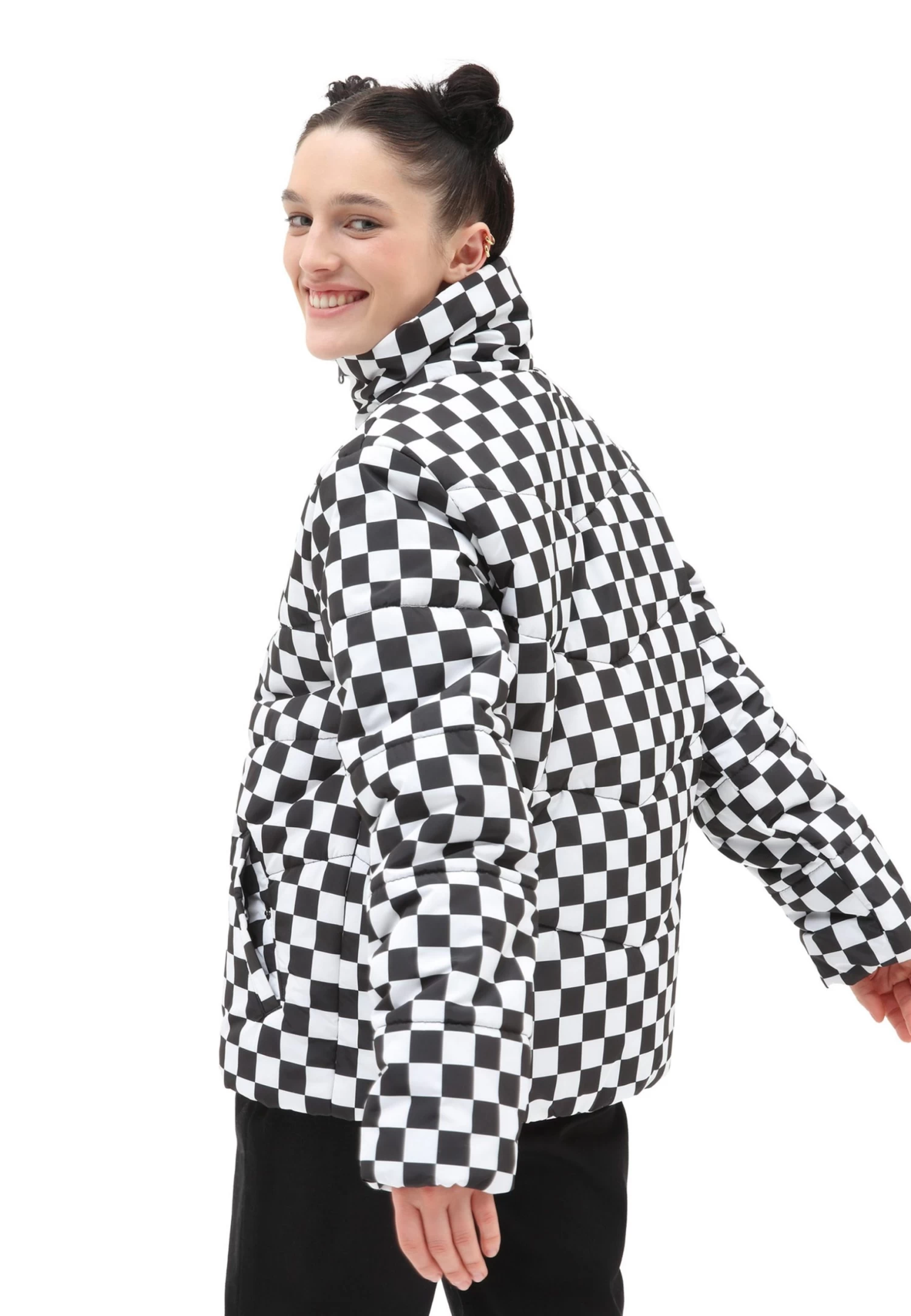 Vans Foundry Print Puff Mte - Jas - Black - Image 2