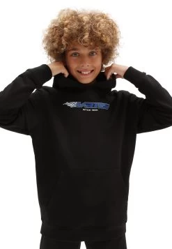 Vans Reflective Checkerboard Flame Po - Hoodie - Black