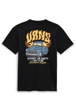 Vans Running On Empty Ss- T-Shirt Print - Black