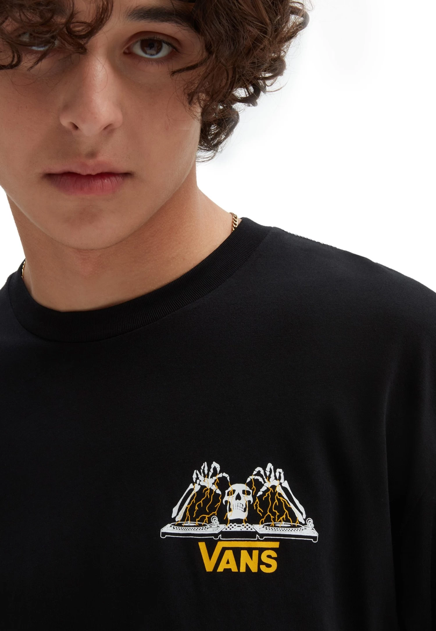 Vans Sounds From Below Ss- T-Shirt Print - Black - Image 3