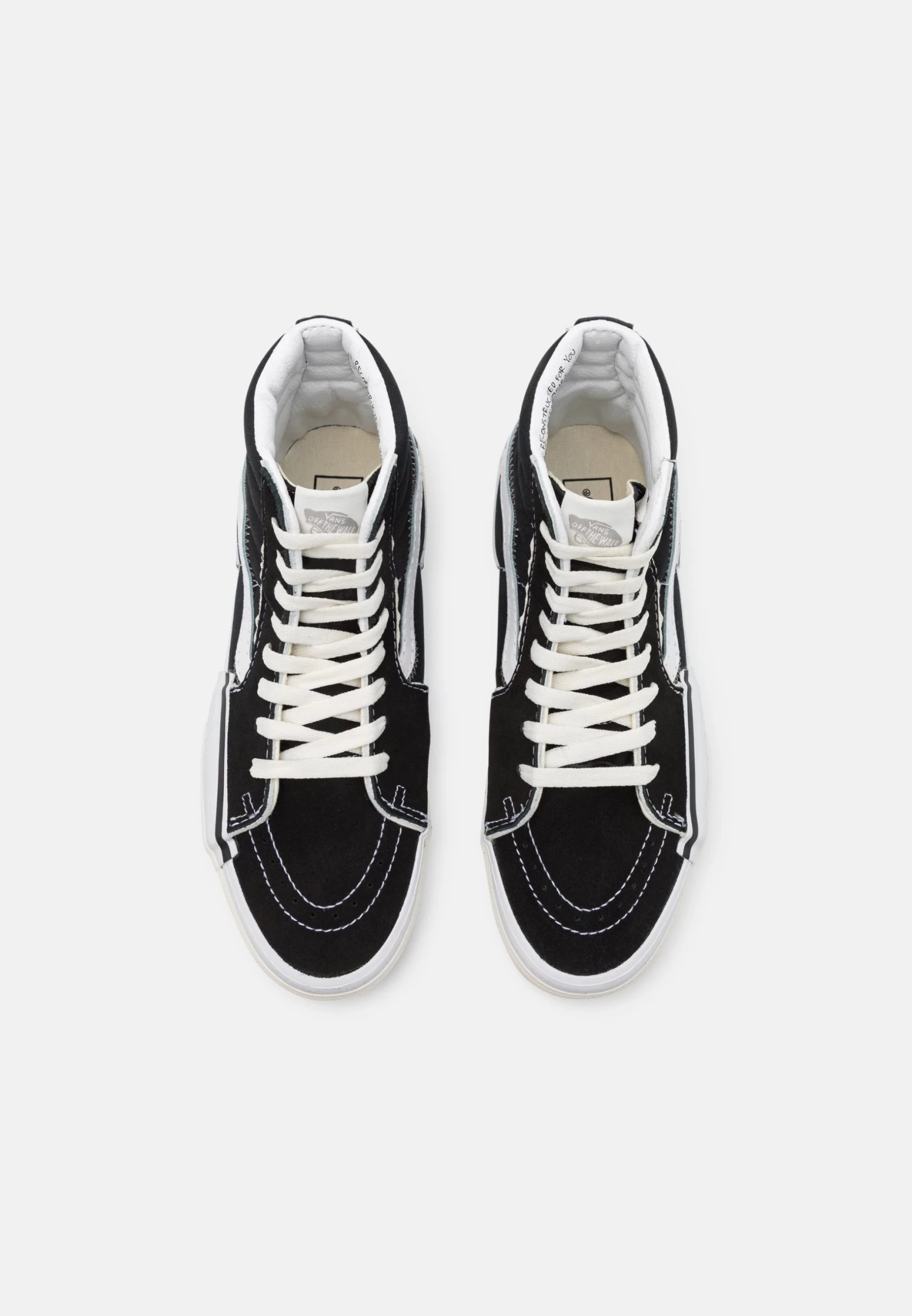 Vans Sk8 Reconstruct Unisex - Sneakers Hoog - Black/True White - Image 4