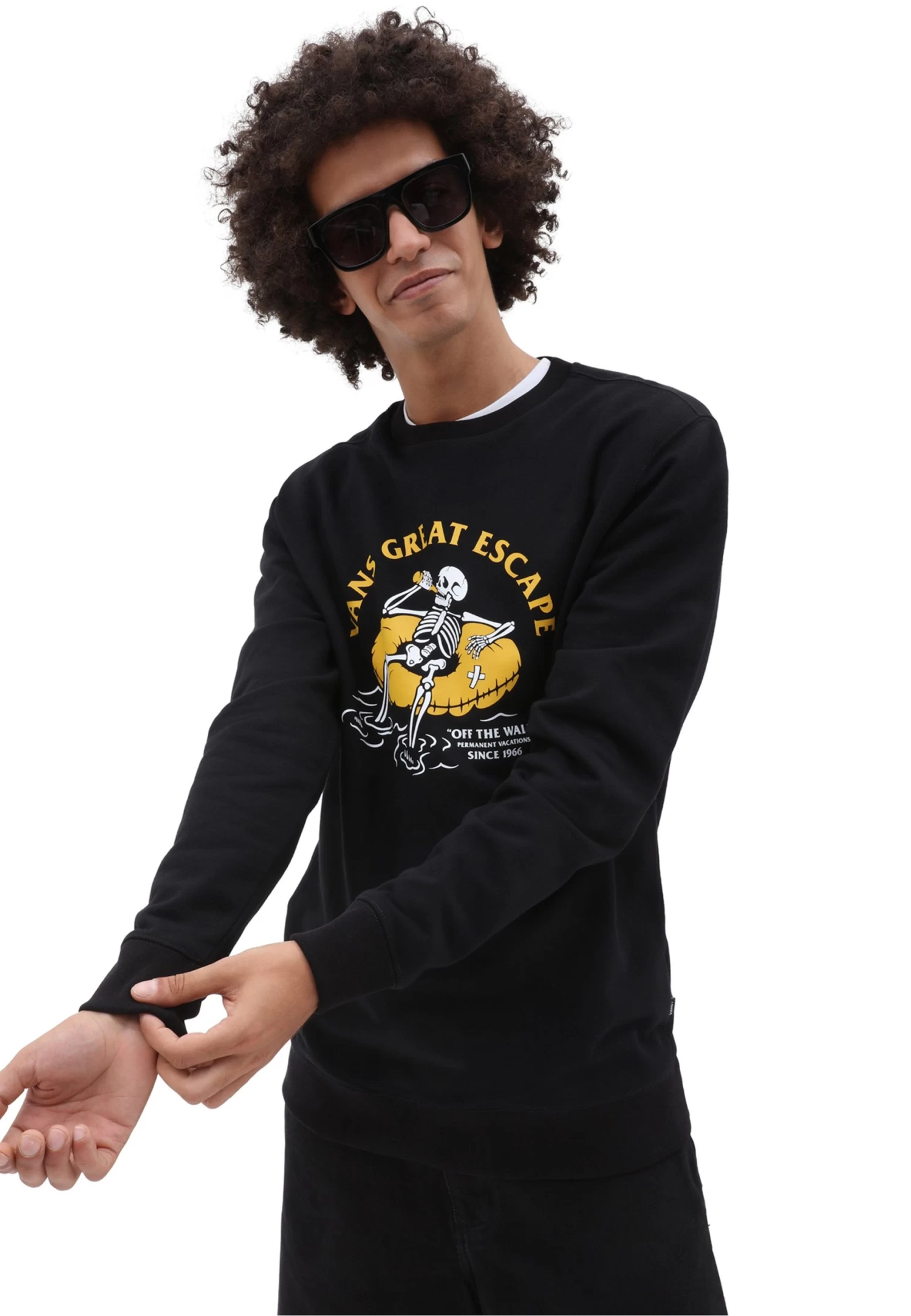 Vans Permanent Vacation Crew - Sweater - Black - Image 2
