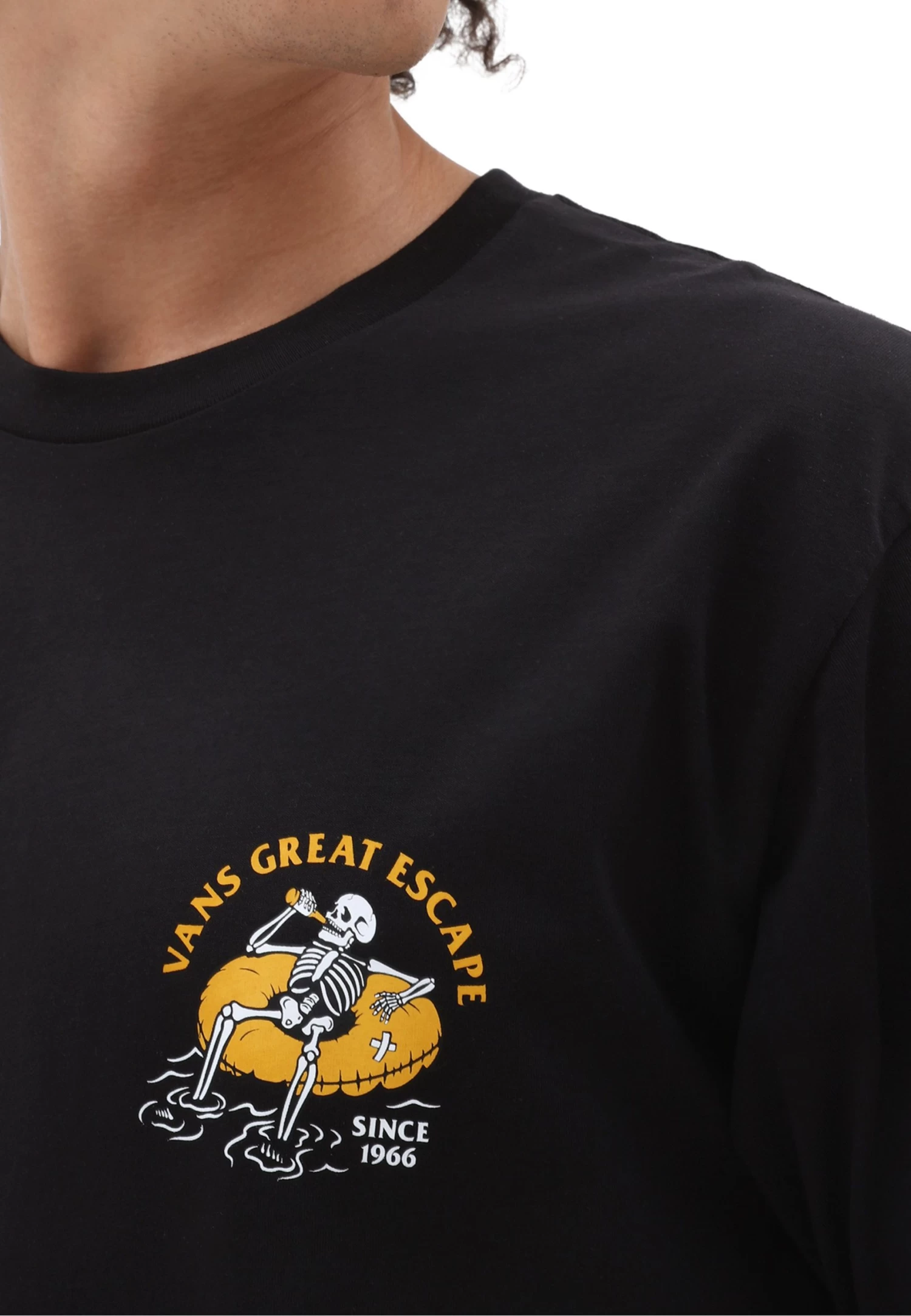 Vans Permanent Vacation Ss - T-Shirt Print - Black - Image 3