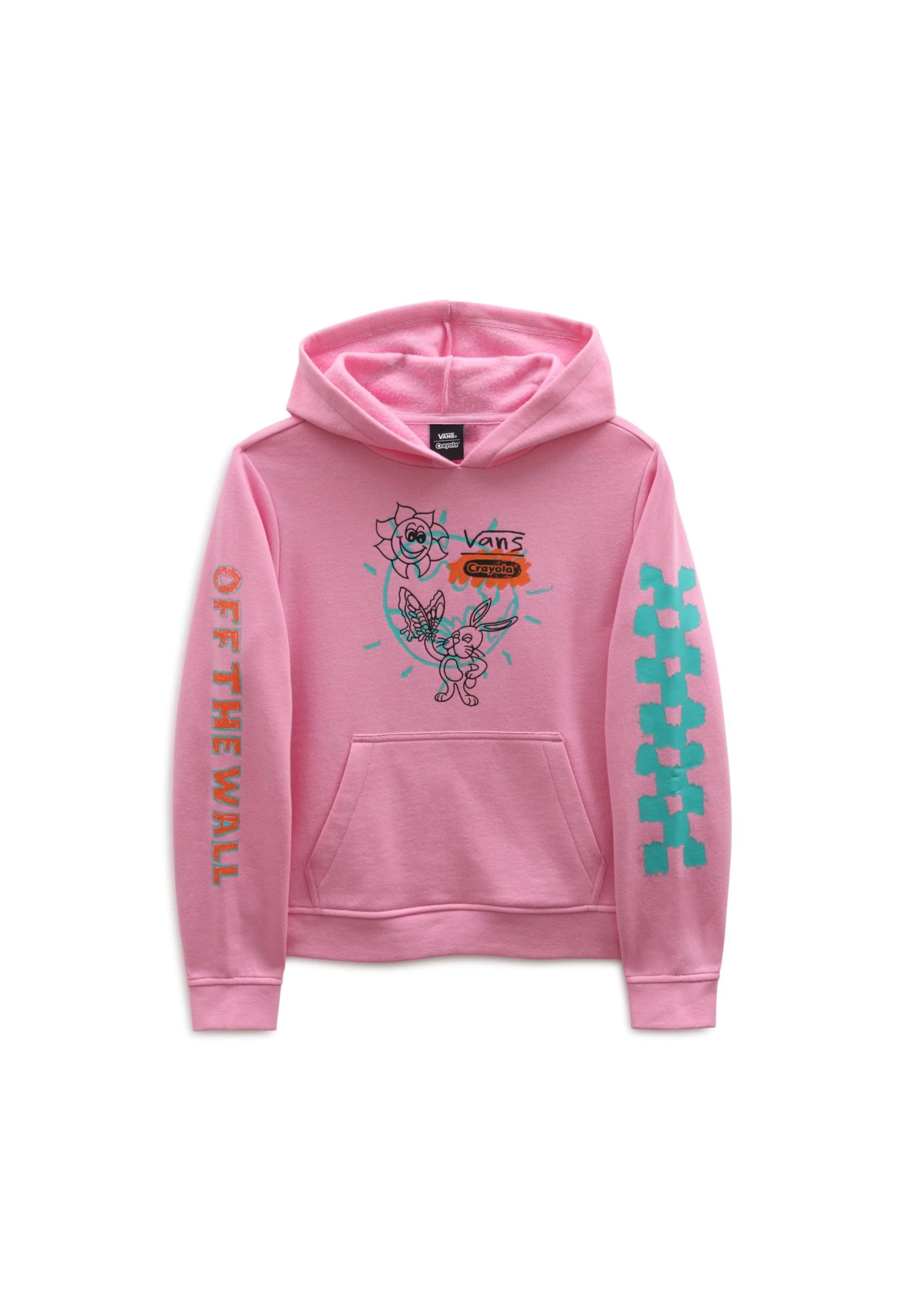 Vans X Crayola Girls Hoodie - Hoodie - (Crayola) Begonia Pink - Image 4