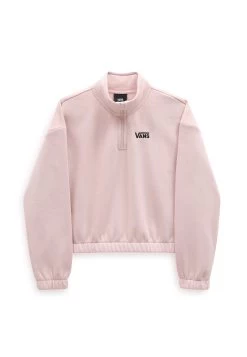 Vans Half Zip Mock- Sweater - Rose Smoke