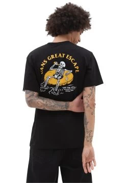 Vans Permanent Vacation Ss - T-Shirt Print - Black