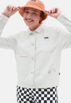 Vans Book It Micro Ditsy - Lichte Jas - White