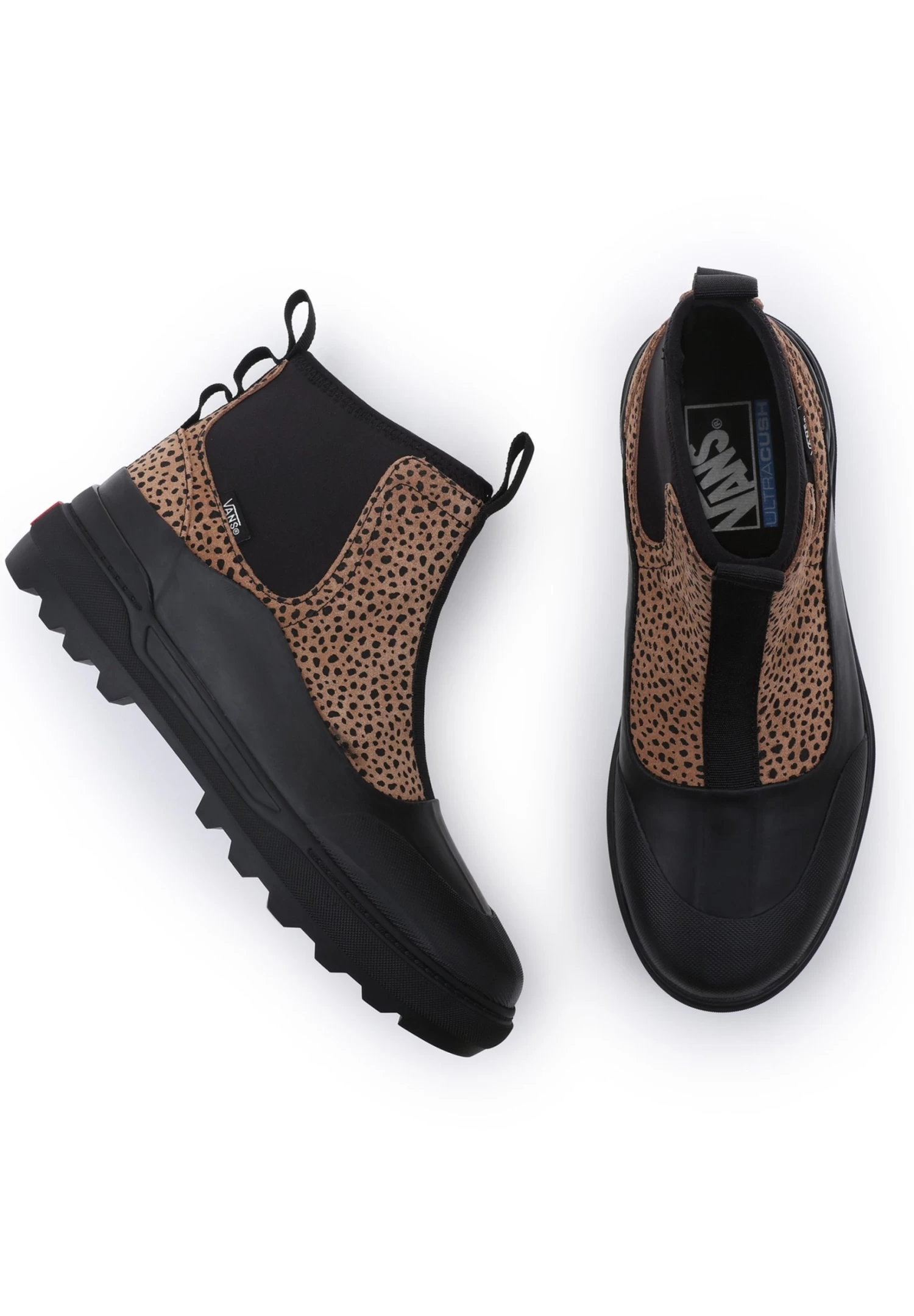 Vans Ua Colfax- Enkellaarsjes Met Plateauzool - Medium Brown - Image 4