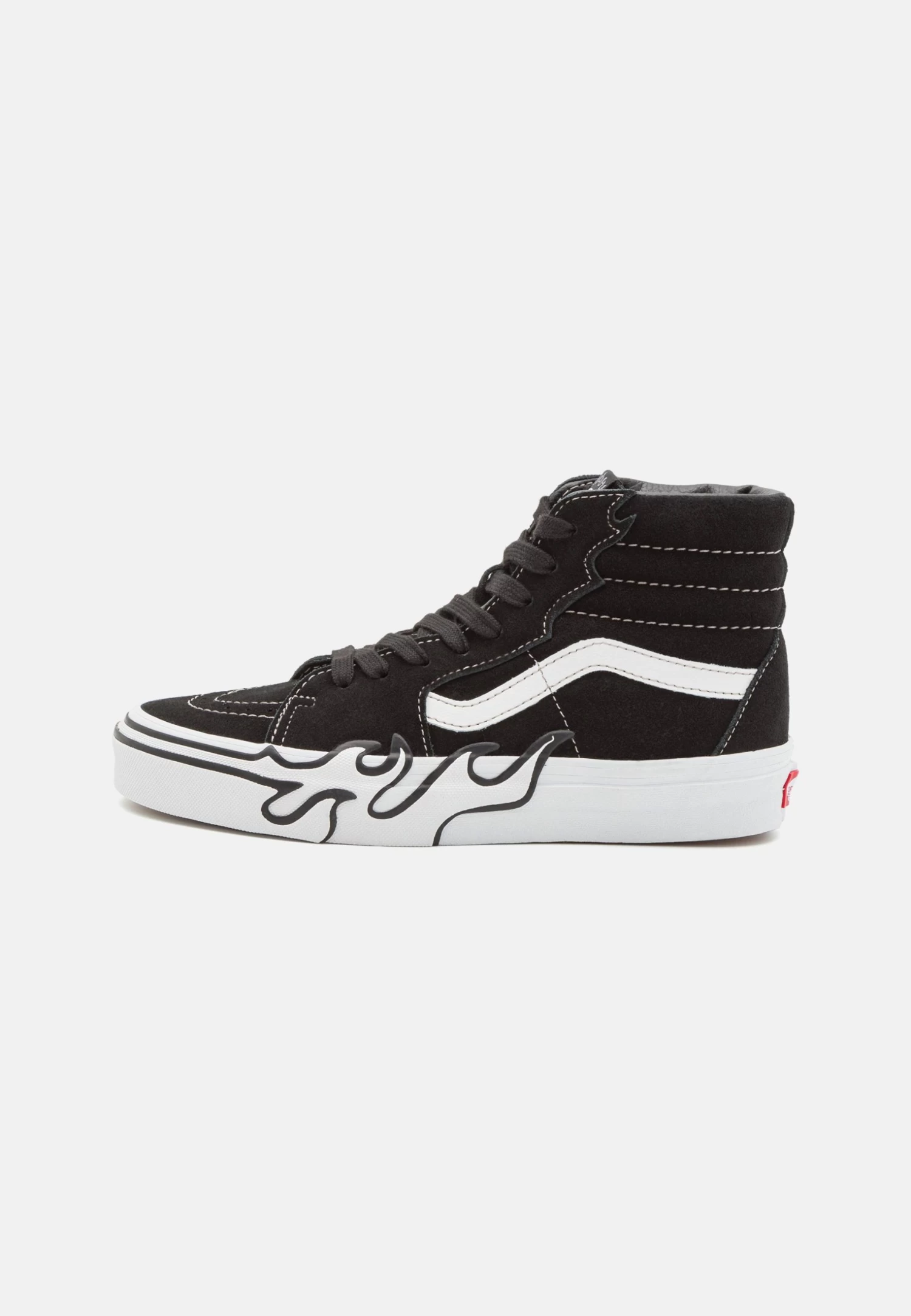Vans Sk8-Hi Flame Unisex - Sneakers Hoog - Black/White