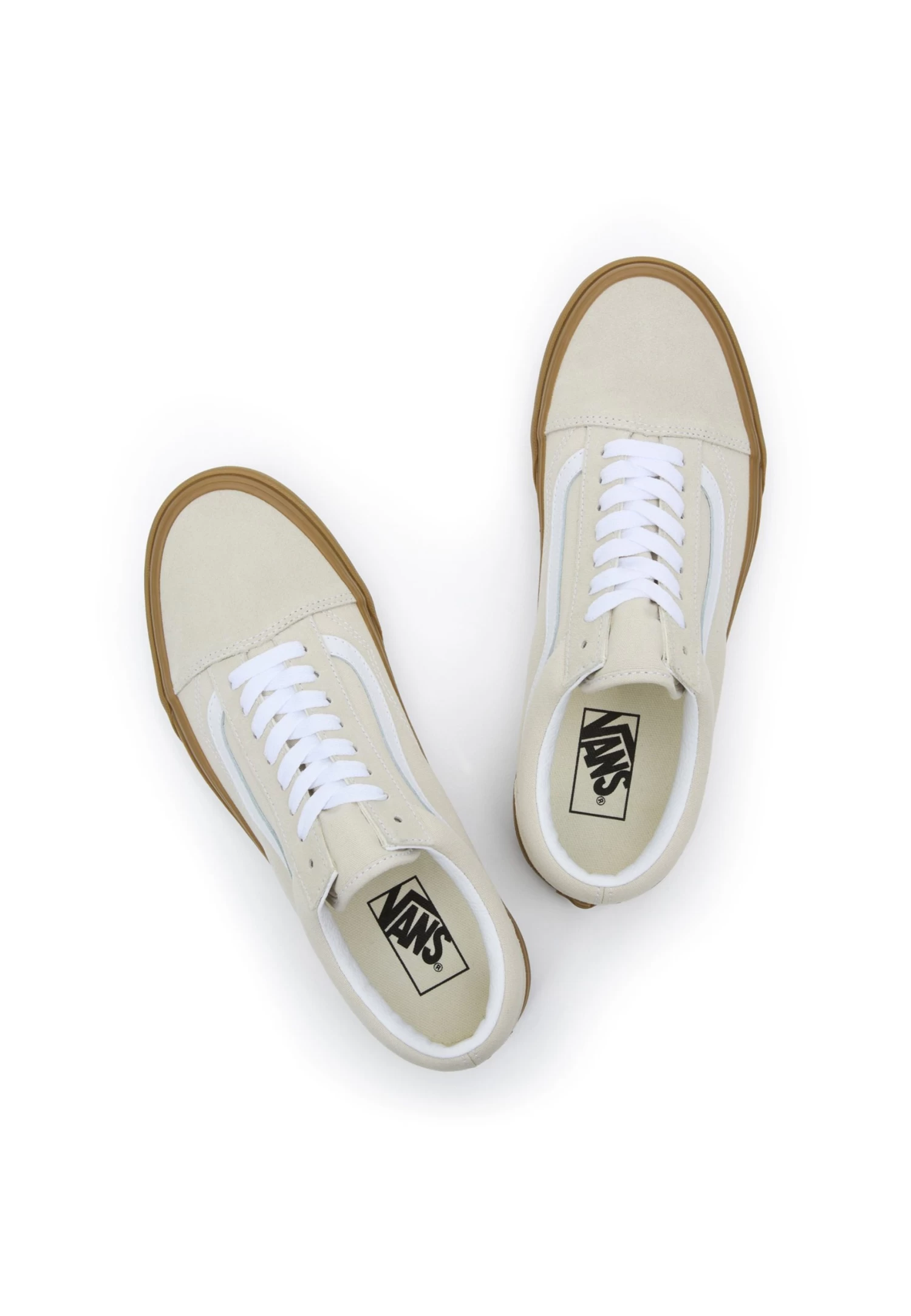 Vans Ua Old Skool Unisex - Sneakers Laag - Oatmeal Gum - Image 3