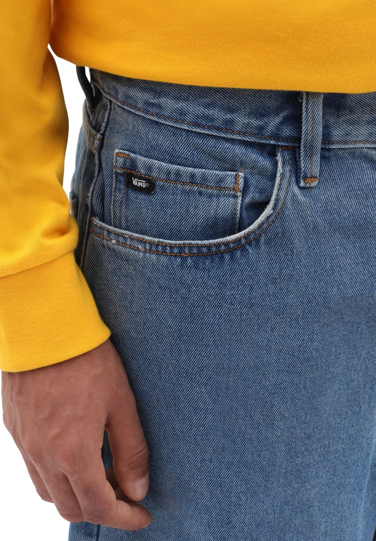 Vans Covina - Jeansshort - Blue Denim - Image 3