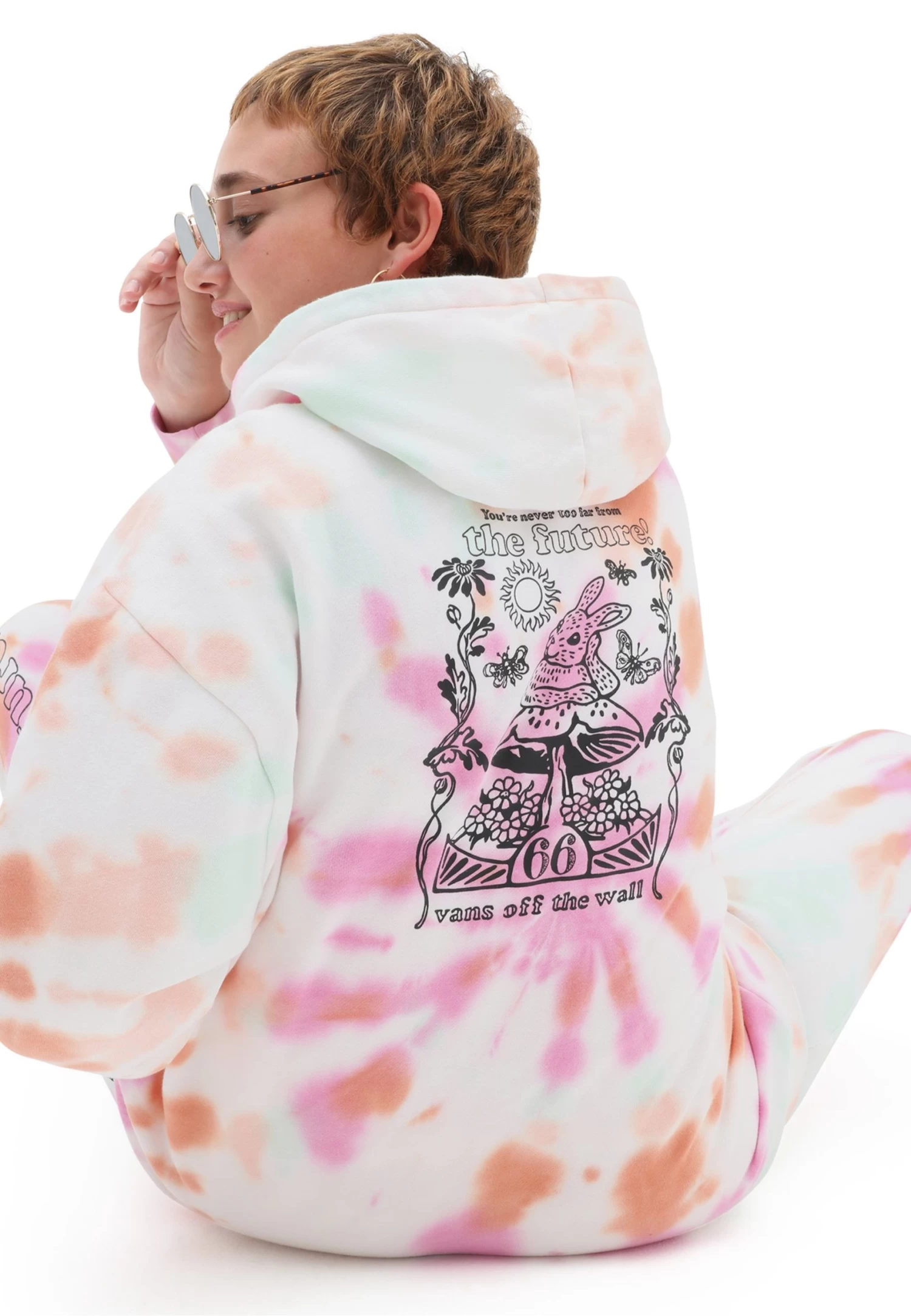 Vans Resort Wash Os- Hoodie - White - Image 3