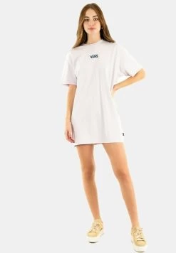Vans Wm Center Vee Tee Dress - Jurk - Rose