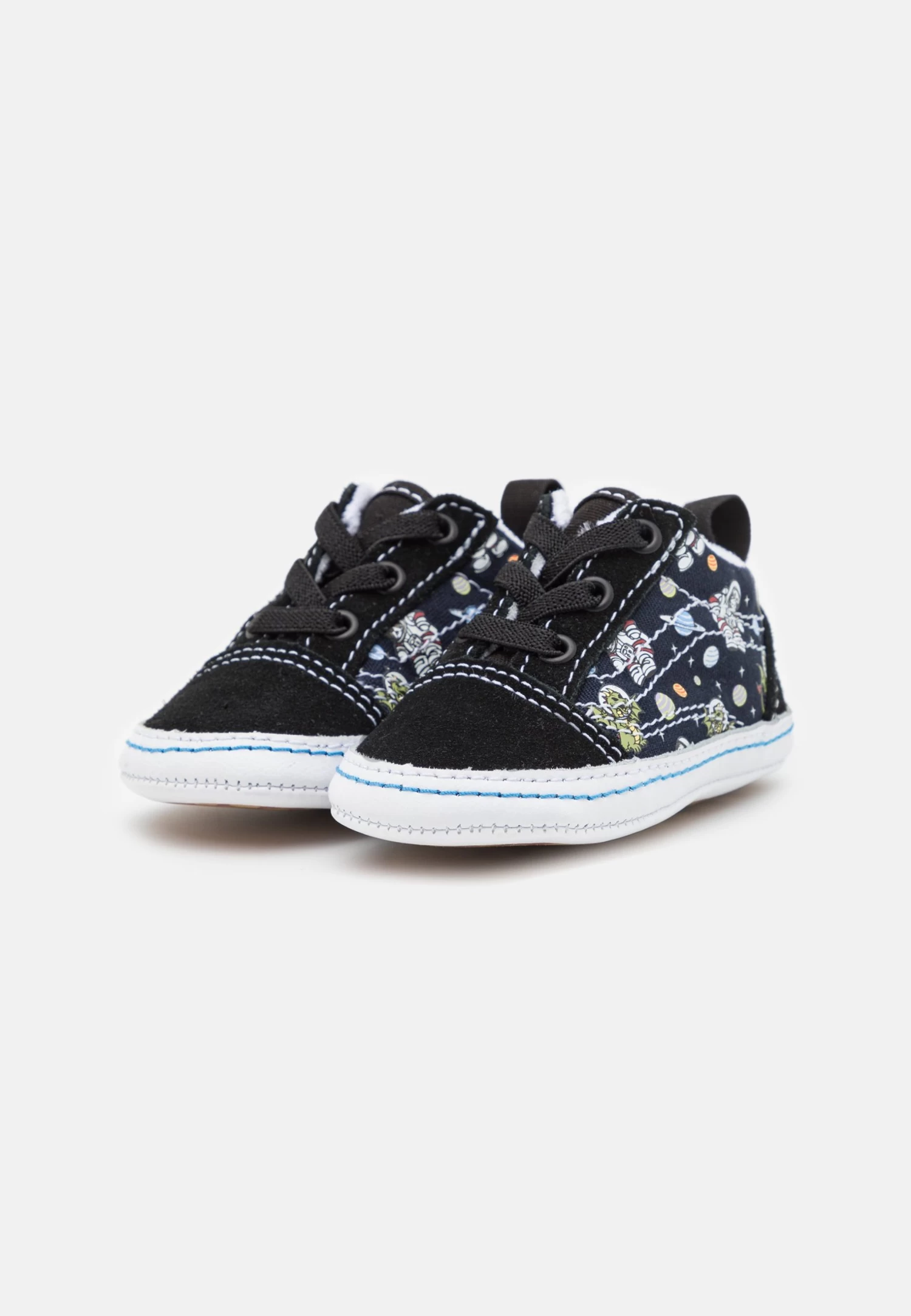 Vans In Old Skool Crib Unisex - Geboortegeschenk - Cosmic Zoo Black/Blue - Afbeelding 2