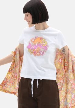 Vans Resort To Nature - T-Shirt Print - White