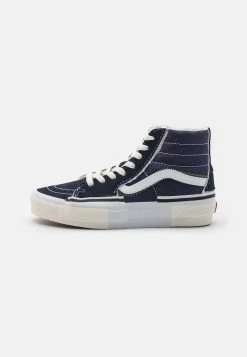 Vans Sk8 Reconstruct Unisex - Sneakers Hoog - Navy/White