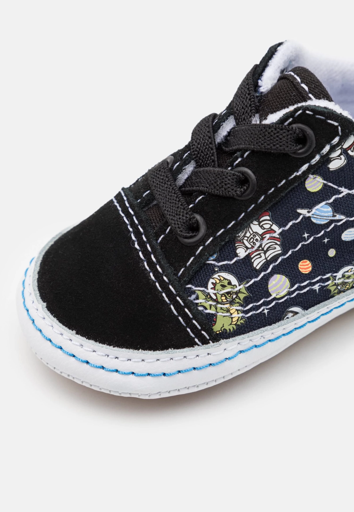 Vans In Old Skool Crib Unisex - Geboortegeschenk - Cosmic Zoo Black/Blue - Afbeelding 6