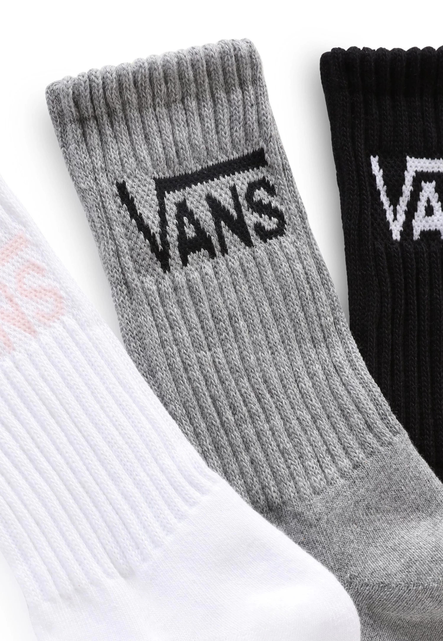 Vans Wm Classic Crew Wmns 3Pk - Sokken - White - Afbeelding 2
