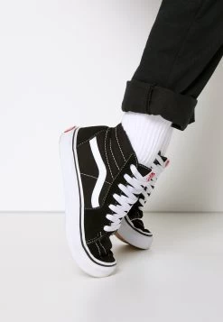 Vans Sk8-Hi Unisex - Sneakers Hoog - Black/True White