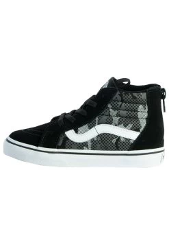 Vans Basket Montante Sk8 Hi Zip - Sneakers Hoog - Camo Noir Vrai Blanc