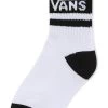 It Vans Drop V Crew Kids (2-4Yrs, 1Pk) - Sokken - White Black