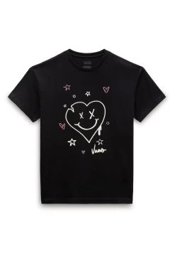 Vans Some Notes Os Ss - T-Shirt Print - Black