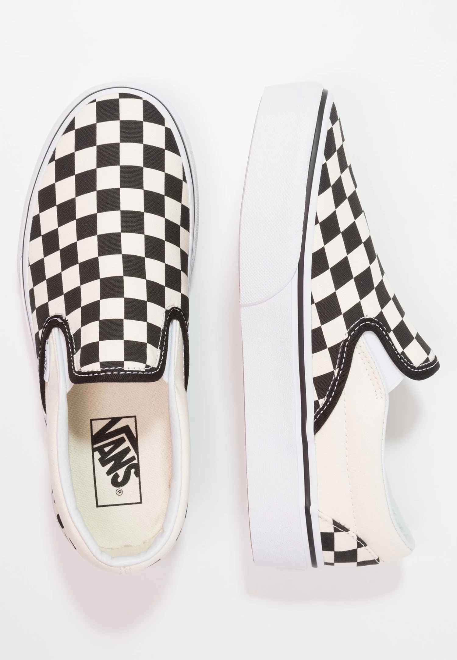 Vans Ua Classic Slip-On Platform - Instappers - Black/White - Image 5