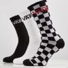 Vans Classic Crew 3 Pack - Sokken - Black-Checkerboard