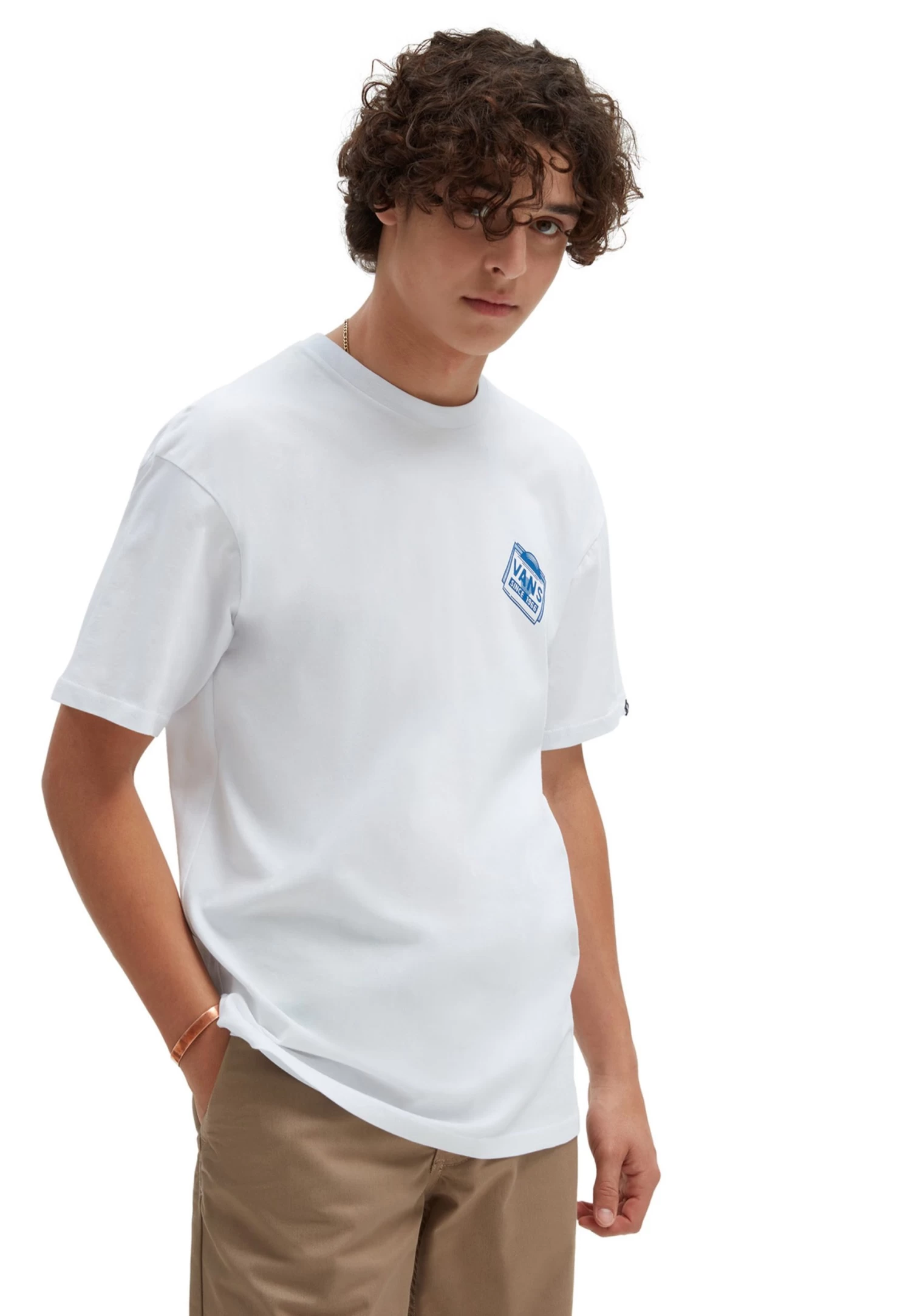 Vans Record Label Ss- T-Shirt Print - White - Image 2