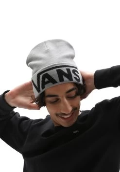 Vans Mn Drop V Tall Cuff Beanie - Muts - Heather Grey