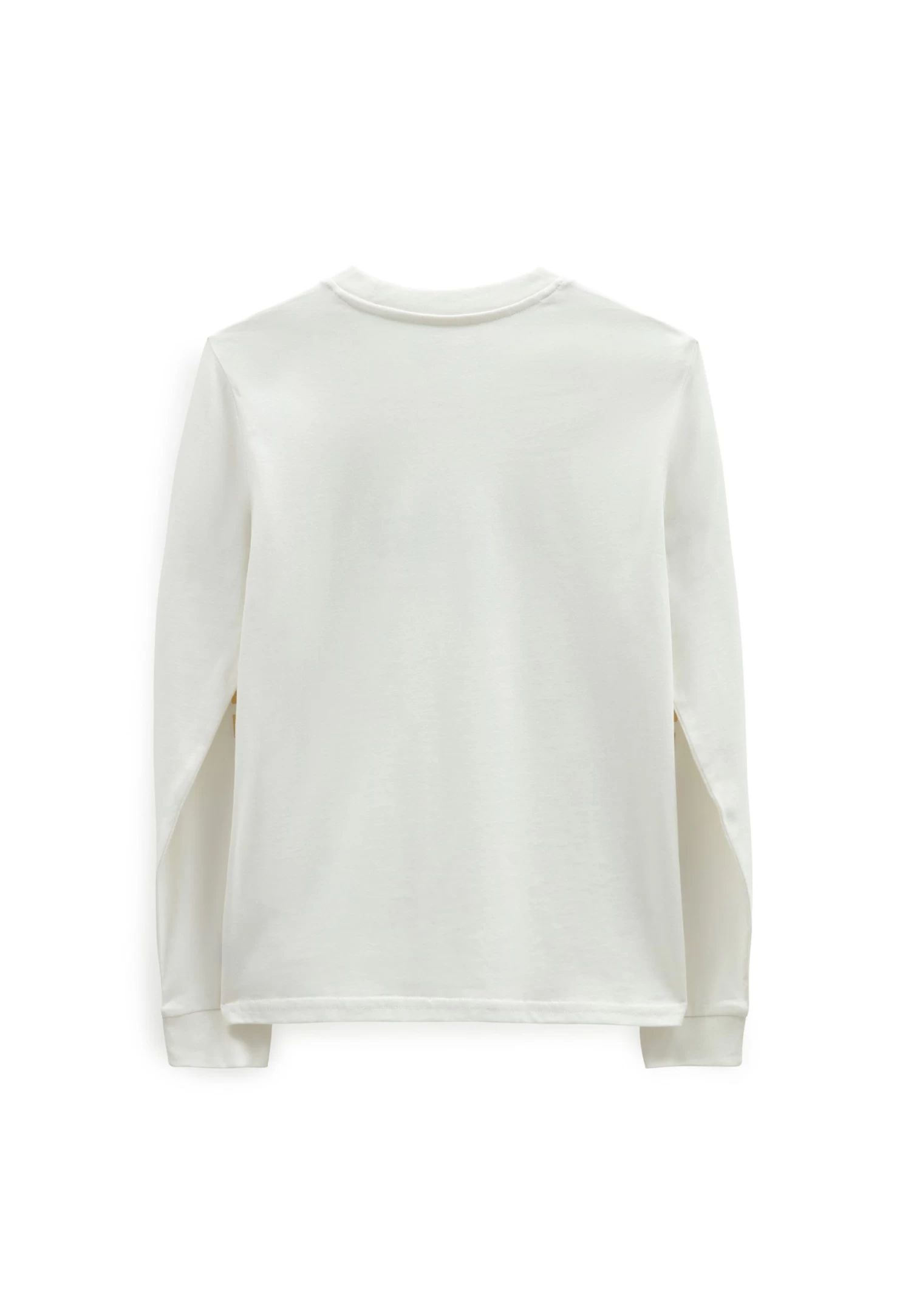 Vans Logo Check Ls Bff - Longsleeve - Marshmallow - Image 2