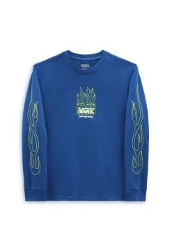 Vans Flames Ls - Longsleeve - True Blue