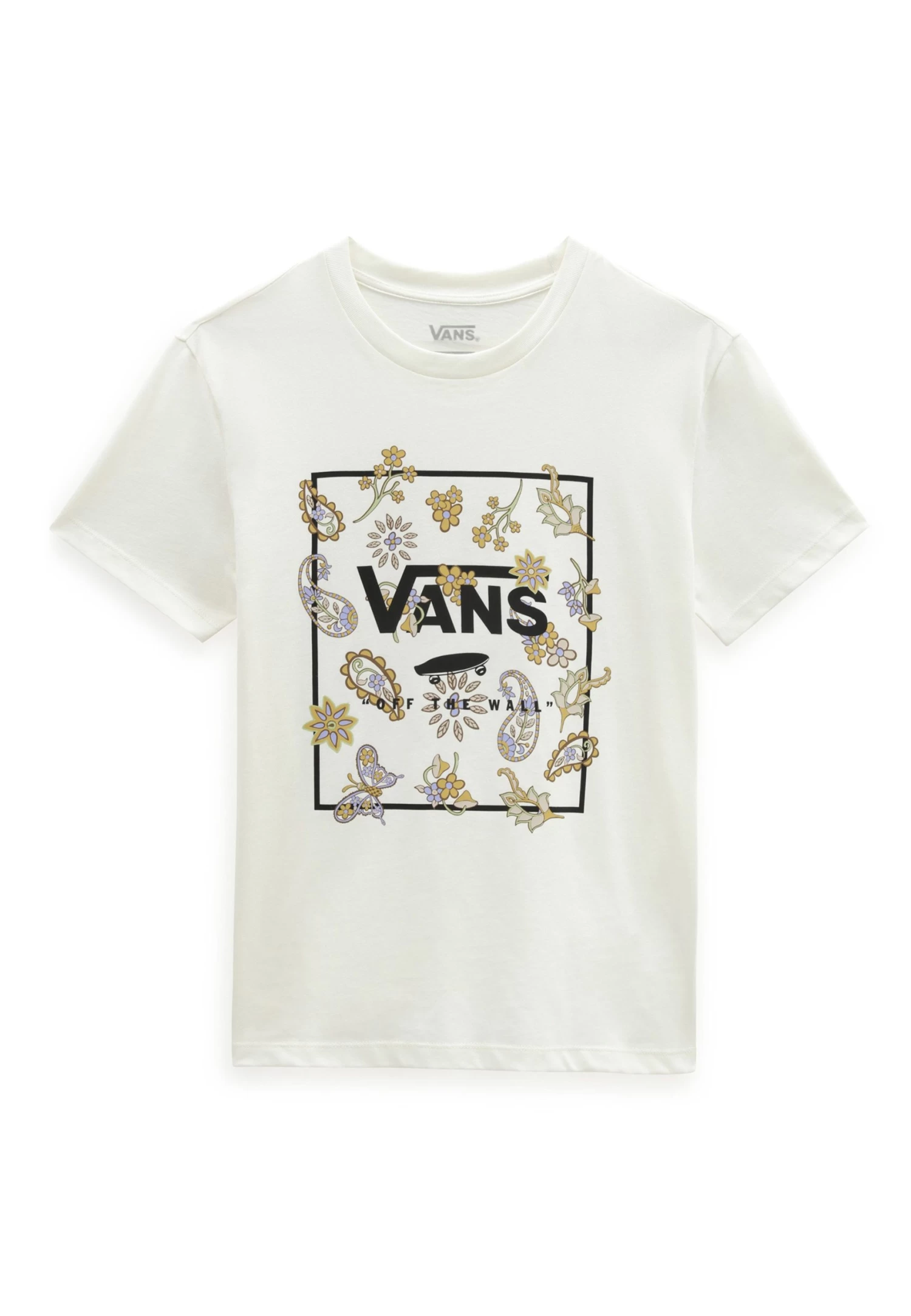 Vans Trippy Floral Bff - T-Shirt Print - Marshmallow - Image 3
