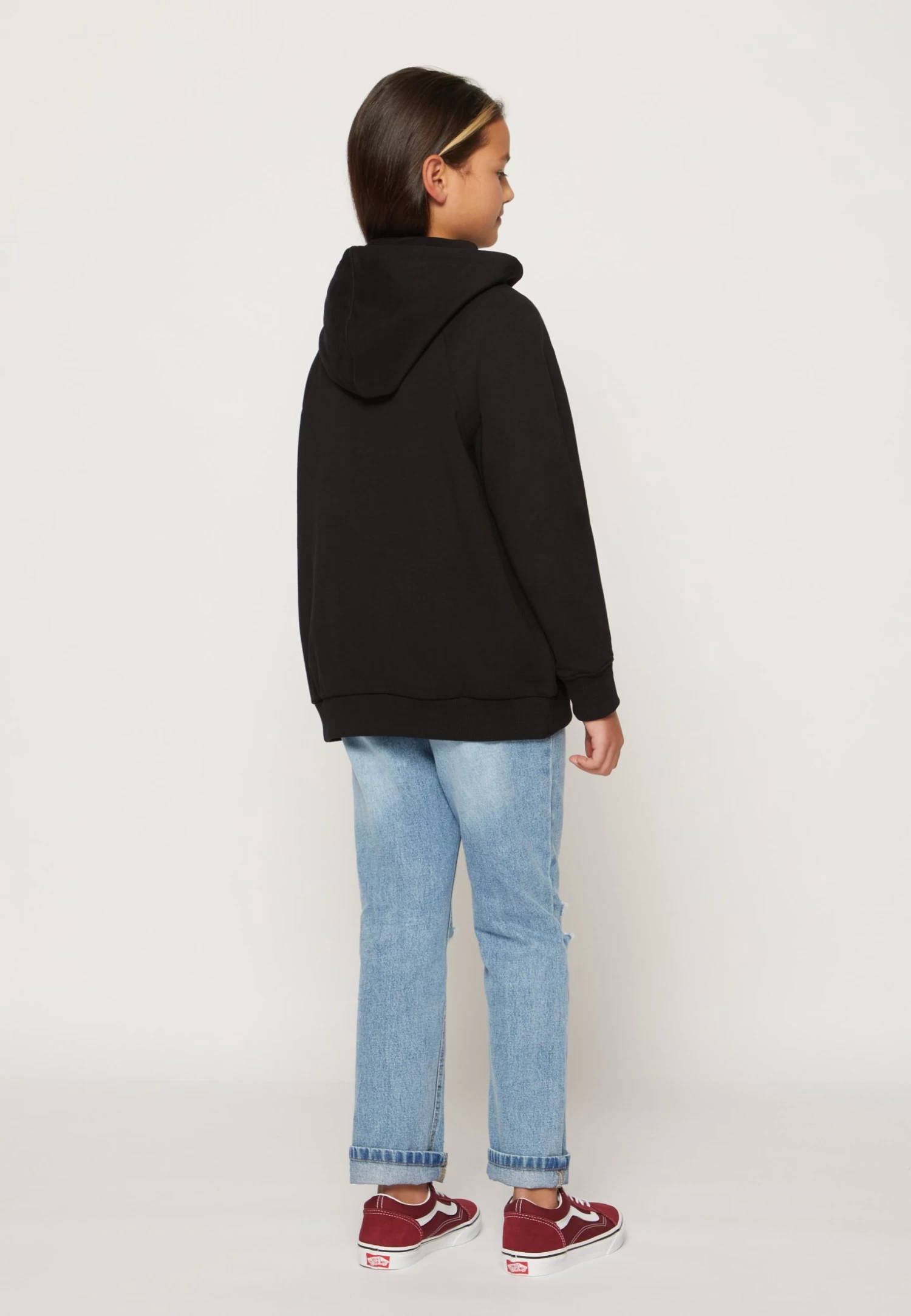 Vans Classic Po - Hoodie - Black-White - Image 3