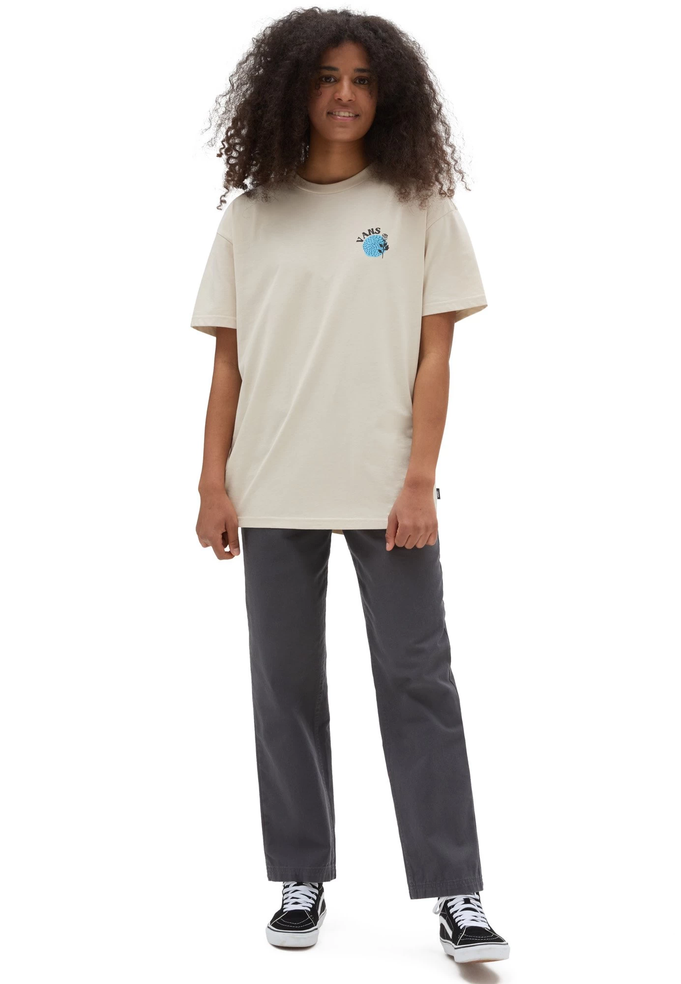 Vans Rose Os- T-Shirt Print - Light Beige