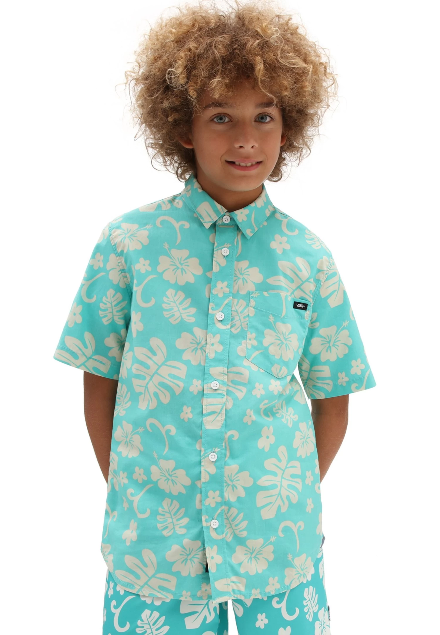 Vans Always Aloha Ss - Overhemd - Waterfall