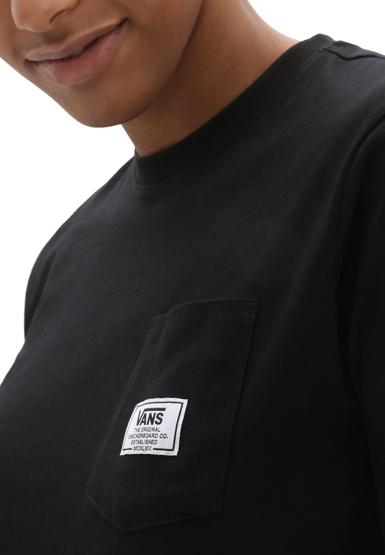 Vans Wm Classic - T-Shirt Basic - Black - Image 3