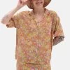 Vans Resort Floral Ss - Overhemdblouse - Medium Orange